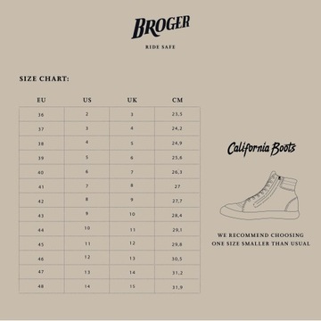 Buty Motocyklowe Skórzane Broger Alaska II Vintage Brown 43 / 44