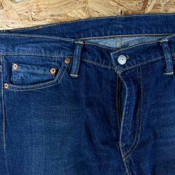 Spodnie Jeansowe LEVIS 504 33x34 Straight Proste Męskie Denim