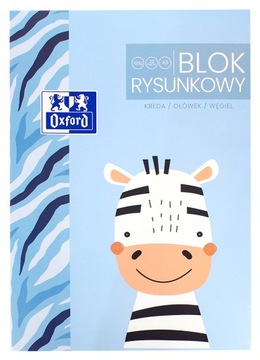BLOK RYSUNKOWY BIAŁY A3 OXFORD KIDS 20 KARTEK 120g