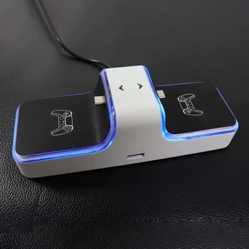 ЗАРЯДНОЕ УСТРОЙСТВО ЗАРЯДНАЯ ДОК-СТАНЦИЯ ДЛЯ 2x PAD PS5 5