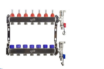 ROZDZIELACZ PODŁOGÓWKI STAL NIER. GOSHE 7 SEKCJI