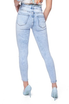 055_ XS/34_ MODELUJĄCE KLASYCZNE SPODNIE JEANS