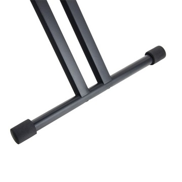 Statyw do keyboardu regulowany 32-97cm stojak pod pianino podwójny Hardman