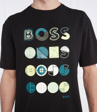 BOSS GREEN t-shirt | Regular Fit czarny