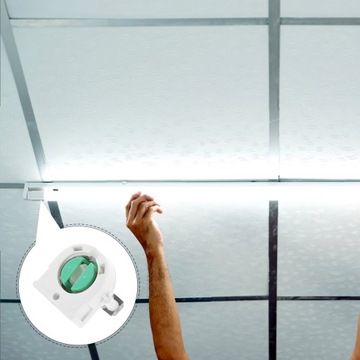 ДЕРЖАТЕЛЬ ЛЮТОРНОЙ ЛАМПЫ T8 ABS СВЕТОДИОДНАЯ ЛАМПА