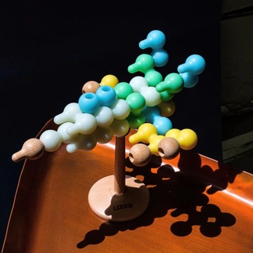 Строительные деревянные светящиеся волшебные блоки ламп