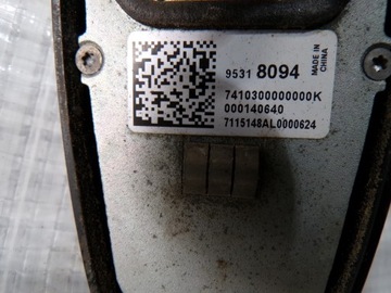 ANTÉNA STŘEŠNÍ AUTORÁDIO OPEL MOKKA A 95318094