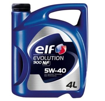 Olej 5W40 ELF EVOLUTION 900 NF 4L