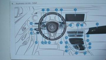 Mercedes E Class Coupe C238 Руководство пользователя на польском языке в кейсе Mercedes 2017 г.