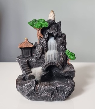 КАМИН АРОМАТИЧЕСКИЙ ВОДОПАД БЛАГОВАНИЯ АРОМАТЕРАПИЯ ОБРАТНЫЙ ПОТОК + ФИТИЛИ