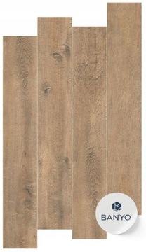 CERRAD SENTIMENTAL WOOD BROWN 20 X 120 CM PŁYTKA GRESOWA MATOWA DREWNO BRĄZ