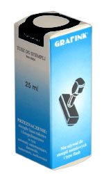 Штемпельные чернила Grafink стандартные 25 мл черные