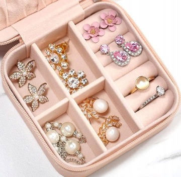 Pudełko szkatułka na biżuterię drobiazgi mały kuferek organizer pudełeczko