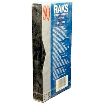 Новая видеокассета VHS RAKS SQ E-120 Super Quality