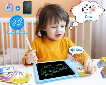 КАРТРИДЕР ДЛЯ ИЗУЧЕНИЯ АНГЛИЙСКИХ СЛОВ ПЛАНШЕТ 2В1 112 КАРТ 224 СЛОВА