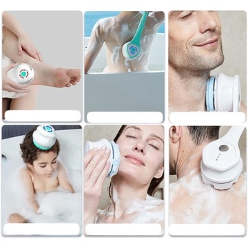 ЭЛЕКТРИЧЕСКАЯ ЩЕТКА ДЛЯ ДУША 5В1 С ДЛИННОЙ РУЧКОЙ ЗАДНЯЯ ШАЙБА ДЛЯ ЖИДКОГО ДУША