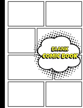 studio, sora Blank Comic Book : 4-8 panel action layout templates (Volume 1