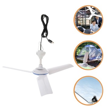 ТЕНТ, МАЛЕНЬКИЙ ПОТОЛОЧНЫЙ ВЕНТИЛЯТОР ДЛЯ УЛИЧНОЙ беседки USB 3