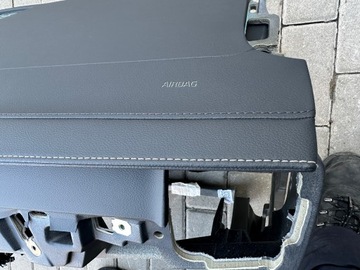 VOLVO V90 S90 16-23 года ПАНЕЛЬ КОНСОЛИ, ОРИГИНАЛЬНАЯ КОЖА, СВЕТЛАЯ РЕЗЬБА, ГОЛОВКА