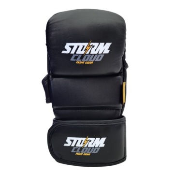 Спарринговые перчатки StormCloud MMA, 7 унций, черные/белые, XL