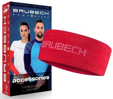 Brubeck 3D PRO TERMOAKTYWNA opaska NA GŁOWĘ - L/XL