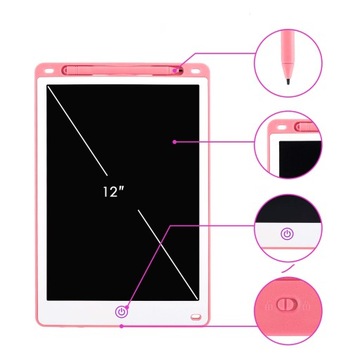 Графический планшет Znikopis для рисования для девочек, 12 дюймов