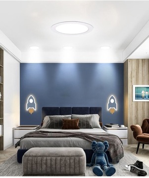 Встраиваемая круглая потолочная светодиодная панель 12 Вт CCD