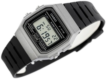 ZEGAREK CASIO MĘSKI RETRO LED ALARM STOPER BUDZIK DATA ORGYINALNY GWARANCJA