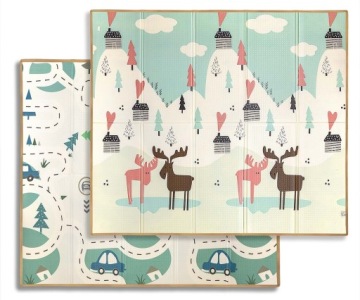 MILLY MALLY складаний килимок поролоновий для дітей PLAY PASTEL DEER