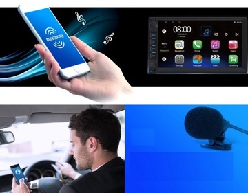 РАДИО 2DIN ЭКРАН 7 ANDROID NAV GPS USB WiFi КАМЕРА