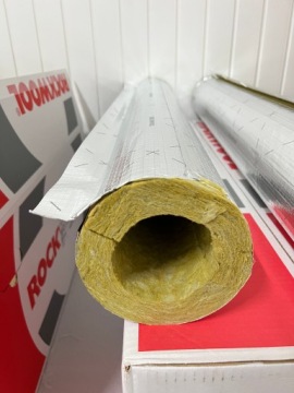 Корпус ROCKWOOL, минеральная вата 42/30 мм, утеплитель 800 ALU MB 4,2/3 см.