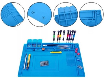 КОВРИК СИЛИКОНОВЫЙ СЕРВИСНЫЙ для пайки 300х450 4мм