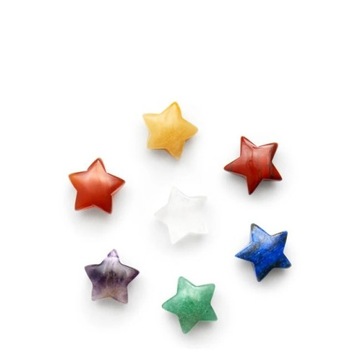 Kamienie naturalne Crystallove 7 czakr gwiazdki