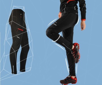 Велосипедные брюки согревают до -10°C ROCKBROS YPK009 M