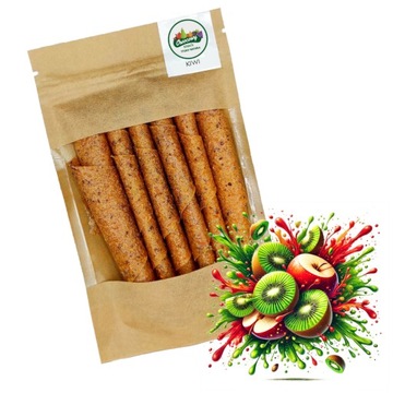 NATURALNIE ZDROWE ROLLSY OWOCOWE KIWI RULONIKI ECOSNACK 50g