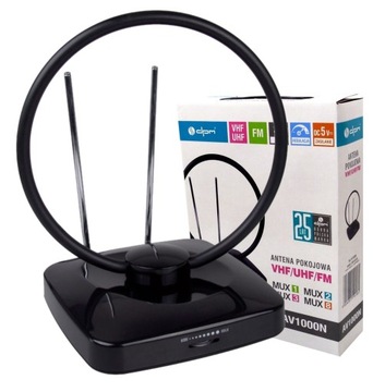 Antena DVB-T VHF/UHF, pokojowa, 42 dB / AV1000