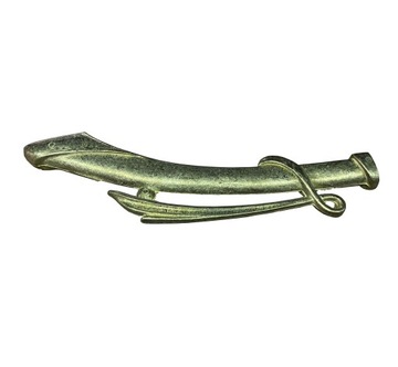 Mosiężne ramię 18cm lampy żyrandol odlew mosiądzu