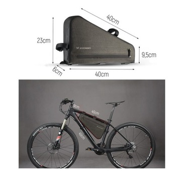 WOZINSKY BICYCLE SANIT BAG ТРЕУГОЛЬНАЯ НАСТЕННАЯ СУМКА FRAME BAG 5L