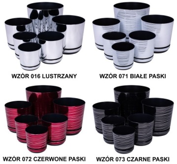 Настольные украшения GLAMOUR, красные цветочные горшки, 18 цветов.