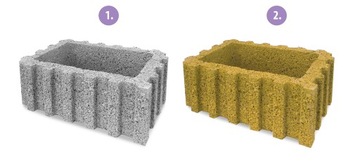 Duża DONICA Ogrodowa Gazobeton Gazon # KOLORY #