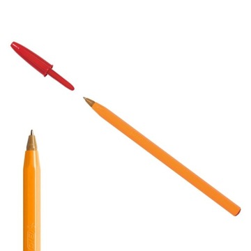 Długopis biurowy BIC ORANGE czerwony 1szt