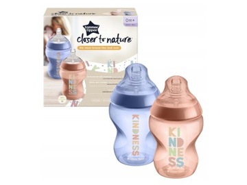 BUTELKA 2x 260 ML DEKOROWANA TOMMEE TIPPEE
