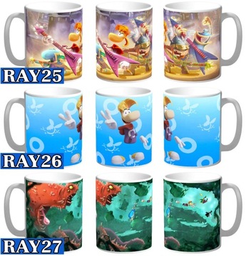 КРУЖКА RAYMAN ADVENTURES Подарок ребенку + Имя БЕСПЛАТНЫЙ КАРТОННЫЙ МИКС ШАБЛОН