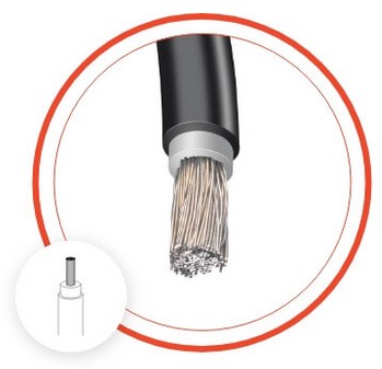 СОЛНЕЧНЫЙ ФОТОЭЛЕКТРИЧЕСКИЙ КАБЕЛЬ 6 мм2 KBE TUV