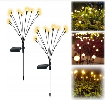 2 шт. 10 светодиодов СОЛНЕЧНАЯ ЛАМПА СВАРОЧНЫЕ КАЧЕЛИ ШАРЫ САДОВЫЙ ШАР