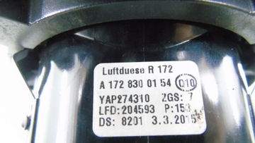РЕШЕТКА ЦЕНТРАЛЬНОЙ ВОЗДУШНОЙ ВОЗДУХА MERCEDES SLK R172 A1726801389