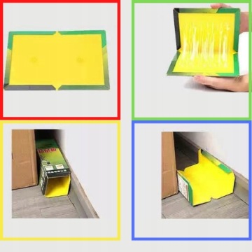 MYSZOŁAPKA LEP ŁAPKA PUŁAPKA NA MYSZY KLEJOWA 10X