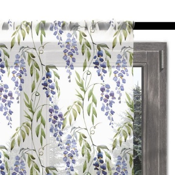 Firana SUMMER wzór SM09 | wisteria