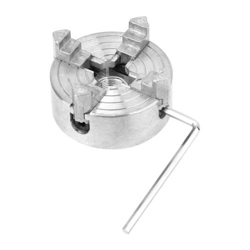 Zinc Alloy Lathe Chuck Four Jaws Self Argent