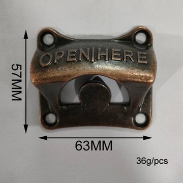 2x классическое настенное крепление в стиле ретро в деревенском стиле, винтажная настенная открывалка для бутылок